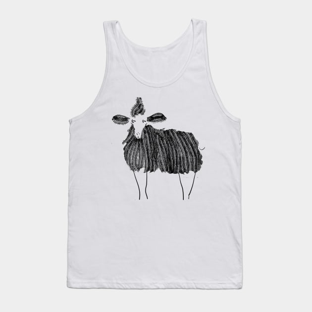 Suspicious sardinian black sheep Tank Top by tostoini